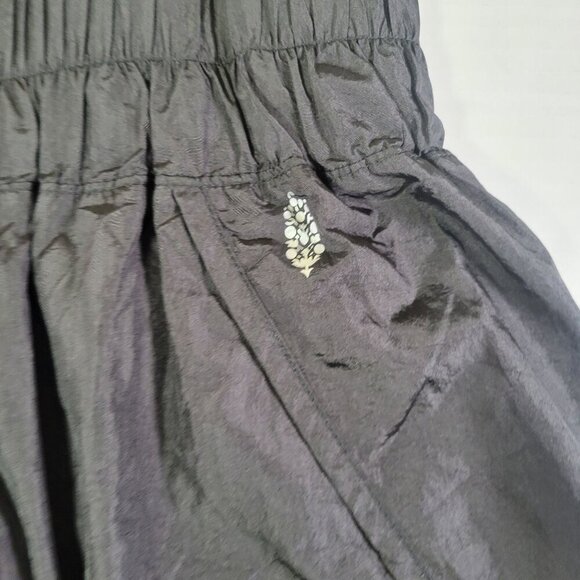 Free People Movement Women High-Waisted Black Nylon Blend Athletic Shorts Size M - Picture 8 of 9